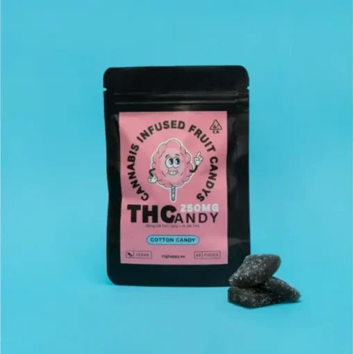 THCandy | Wata cukrowa 250 mg | Konopne żelki