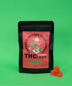 THCandy | Truskawka 100 mg | Konopne żelki