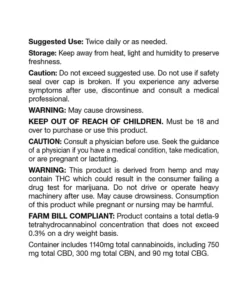 Uspokajające żelki CBD o szerokim spektrum działania