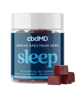 Szerokie spektrum CBD Sleep Gummies
