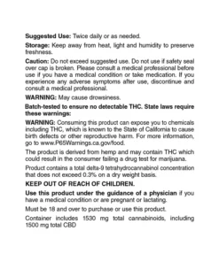 Nalewka z oleju CBD o szerokim spektrum działania