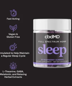 Pełne spektrum CBD Sleep Gummies