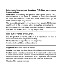 Szerokie spektrum CBD wzmacniające odporność Gummy