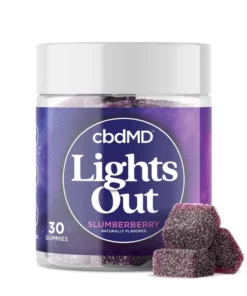 Delta 9 THC Lights Out Sleep Gummies