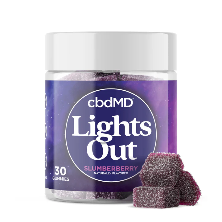 Delta 9 THC Lights Out Sleep Gummies