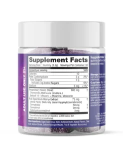 Delta 9 THC Lights Out Sleep Gummies