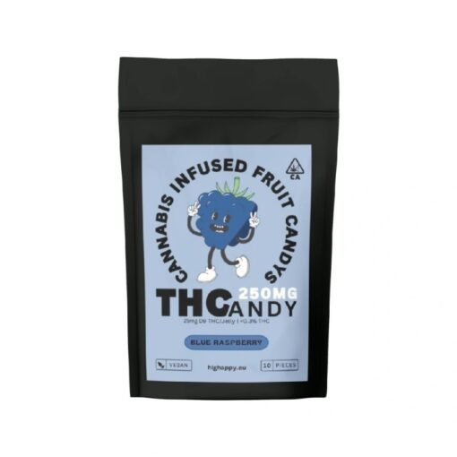 THCandy | Blue Raspberry 250mg | Konopne żelki
